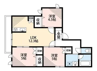 ラ ルミエール【3階】の間取り