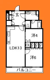 千葉県船橋市本郷町【マンション】の間取り