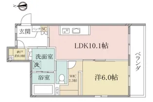 (シニア限定)へーベルヴィレッジ元住吉III~ Urban Claire元【2階】の間取り