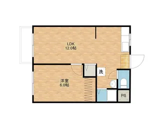 中村アパート【2階】の間取り