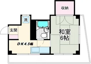 サンハイツ岩田【2階】の間取り