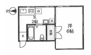 サンホワイト【2階】の間取り