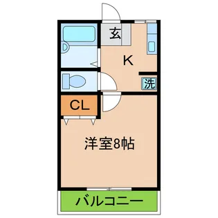 リッチモンド木太町【2階】の間取り