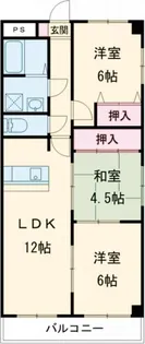 セントラルコート佳日【4階】の間取り
