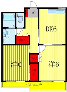 ベルデュール【3階】の間取り