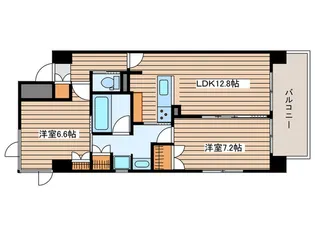 グリーンコートレジデンス青葉【1階】の間取り