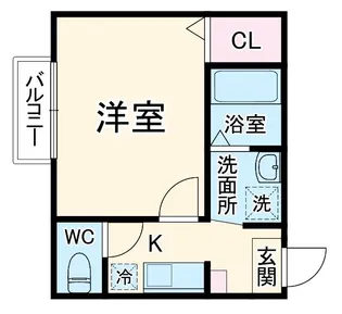 L’Aria Omiya【2階】の間取り