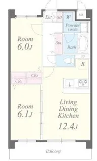 レフィナード【2階】の間取り