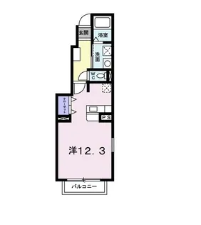 ブライトレジデンス【1階】の間取り