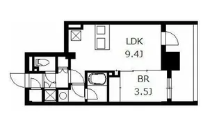 ルジェンテ赤坂【5階】の間取り