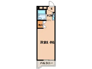 ビラ三秀神明【5階】の間取り