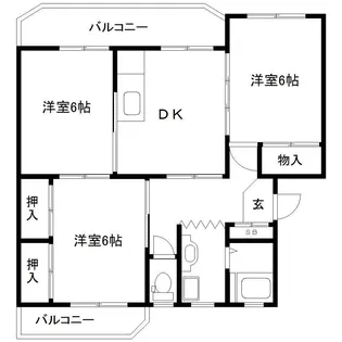 コーポあいはら【3階】の間取り