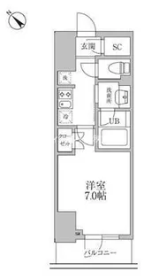 レジディア文京本郷III【4階】の間取り