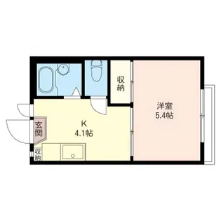 ドミール上荻【1階】の間取り