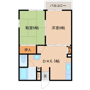 コージーコート(筑西)【1階】の間取り