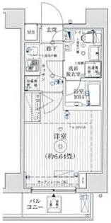 リライア東京イーストレジデンス【3階】の間取り