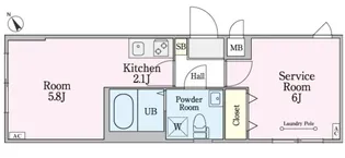 DE-ZAY【4階】の間取り