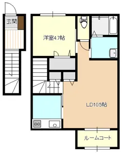 ハーベスト【2階】の間取り
