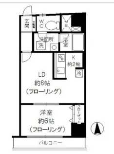 ローズガーデン【7階】の間取り