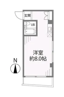 裕コーポレーション【3階】の間取り