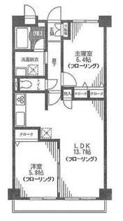 ビューヒルズ東戸塚壱番館【1階】の間取り