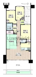 神奈川県横浜市鶴見区尻手1【マンション】の間取り