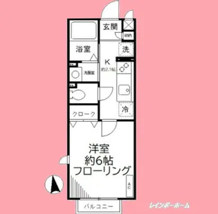 東京都葛飾区東堀切1【アパート】の間取り