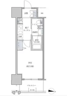パークアクシス名古屋山王橋【9階】の間取り
