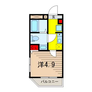 メルディア北綾瀬II【2階】の間取り