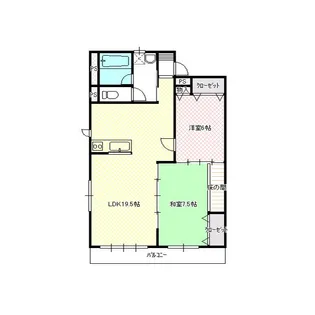 ラ・ピアッツァ【2階】の間取り