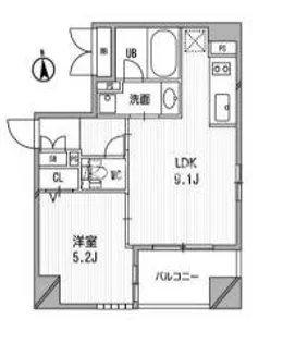 クリオ三田ラ・モード【11階】の間取り