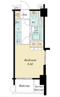 ブランシエスタ浦安【5階】の間取り