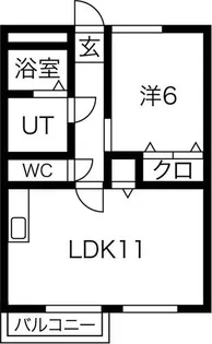 サンビレッジA【2階】の間取り
