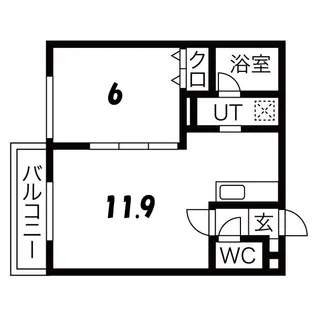 l’endroit (ランドロワ)【4階】の間取り