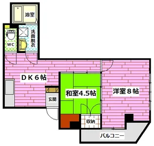 西興ビル【2階】の間取り