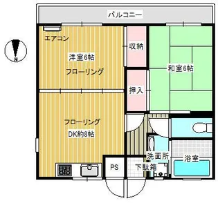 寺前シーサイドメゾン【1階】の間取り