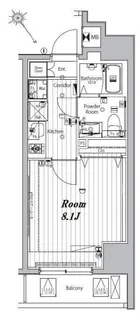 東京都江東区古石場1【マンション】の間取り