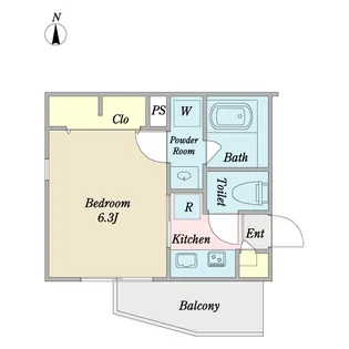 リザイア池袋【3階】の間取り