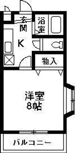 ジョイフラット【2階】の間取り