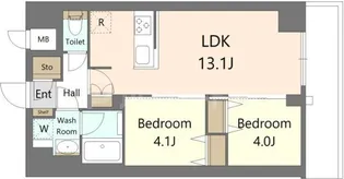 S-RESIDENCE王子enable【7階】の間取り