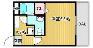 ヴィラナリー鶴見【1階】の間取り