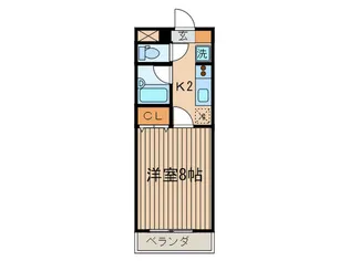 メゾン・ドゥ・ミル【2階】の間取り