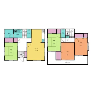 群馬県伊勢崎市田中島町【一戸建】の間取り