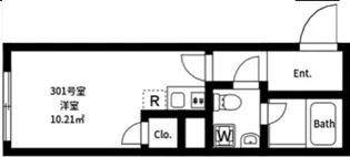 王子本町2丁目北棟【3階】の間取り