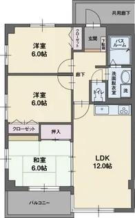 KO-UN N【2階】の間取り