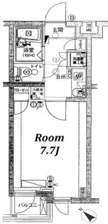 ヴィーダ高井戸【2階】の間取り