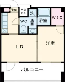レスピール三鷹【9階】の間取り