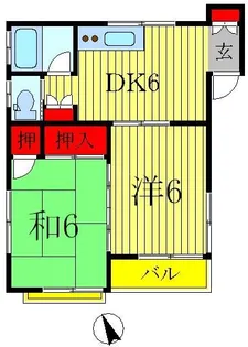 メゾン宏和【1階】の間取り