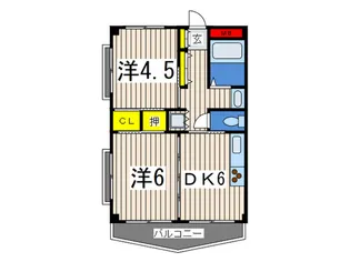 WIN有賀【2階】の間取り