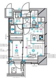 ディアレイシャス丸の内【12階】の間取り